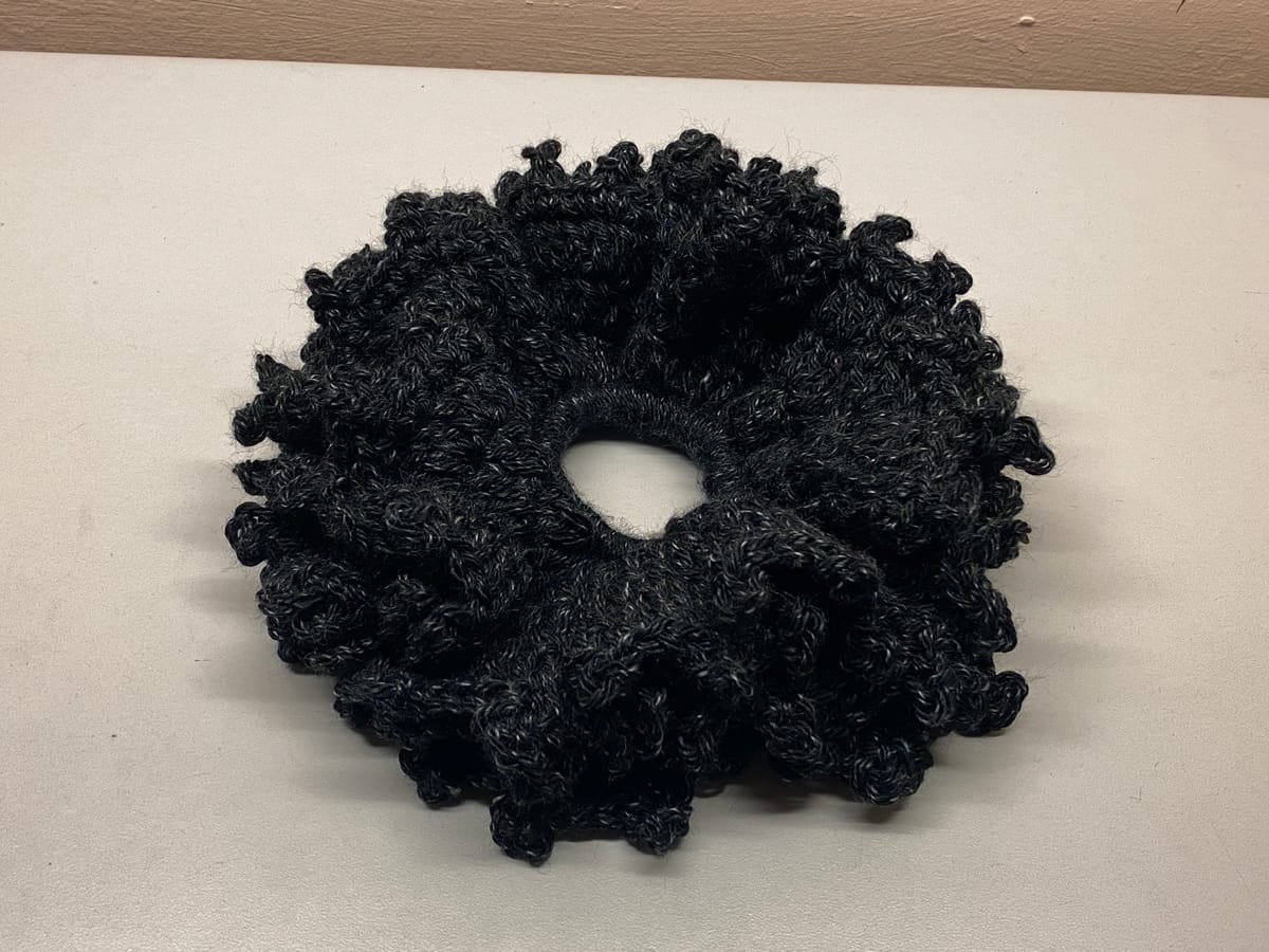 Picot Winter Scrunchie