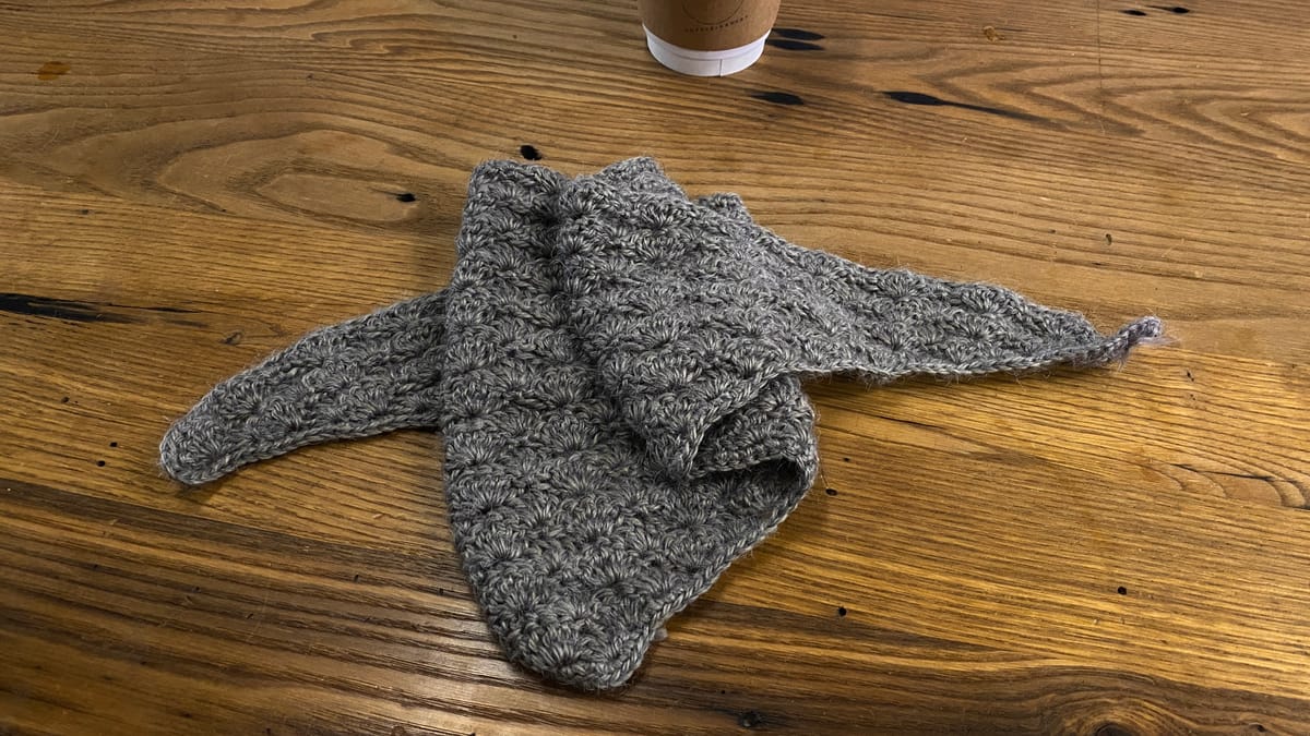 A Simple Shell Scarf Pattern